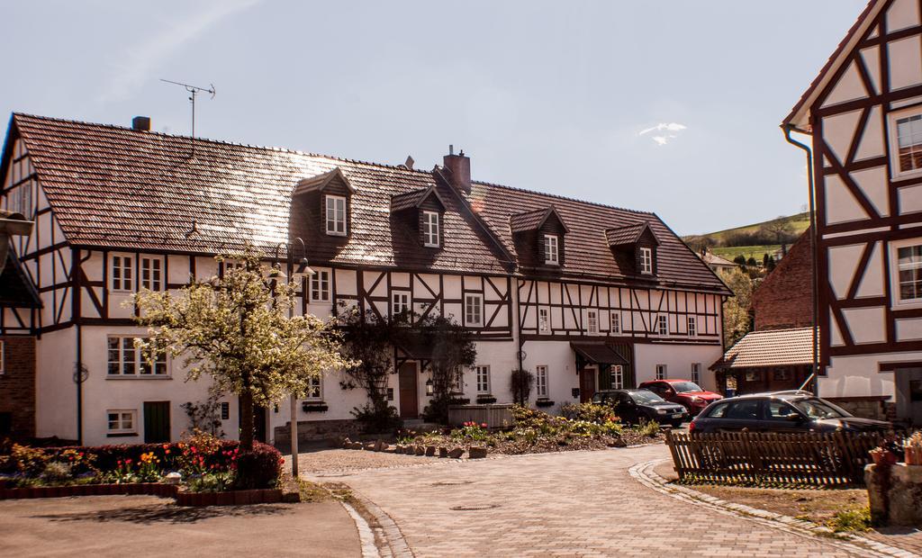 Apartmenthaus „Am Gersthof“ Am Nationalpark Kellerwald-Edersee Gellershausen Dış mekan fotoğraf